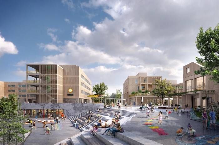 Oksenøya grendesenter, Bærum. Ill.: Arkitema Architects